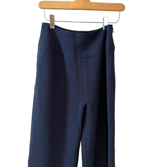 MOUSSY Navy blue High Waisted Wide leg Pants - Picture 2 of 7